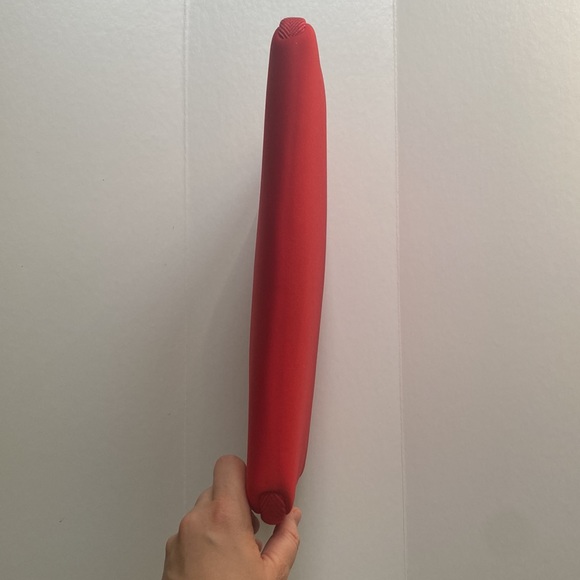 NWOT CASE LOGIC 14” tomato red neoprene laptop zipper pouch - perfect never used - Picture 5 of 12